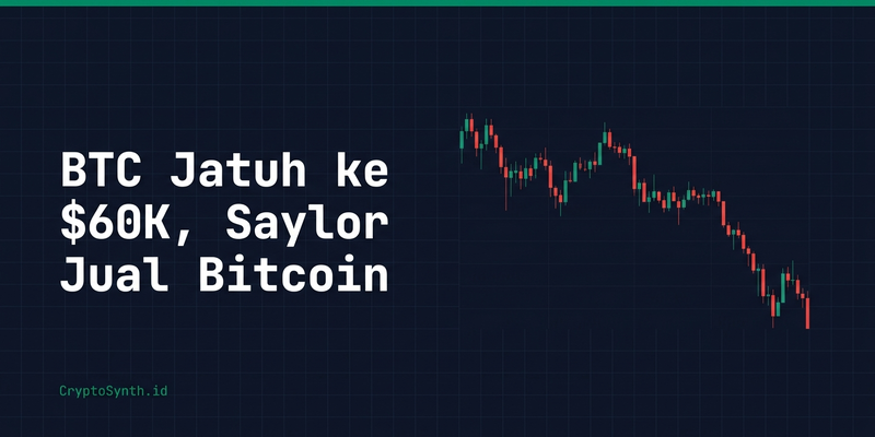 BTC Jatuh ke $60K, Saylor Jual Bitcoin  -  Apa yang Sebenarnya Terjadi?